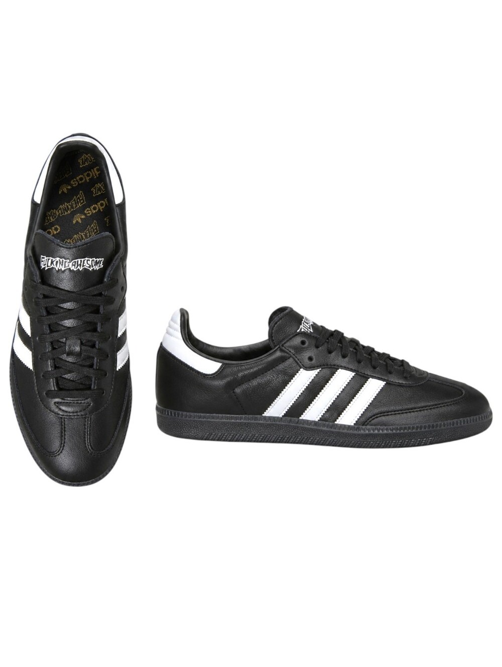 Adidas x FA Samba Black White Leather Sneakers Men’s 8 Limited Edition